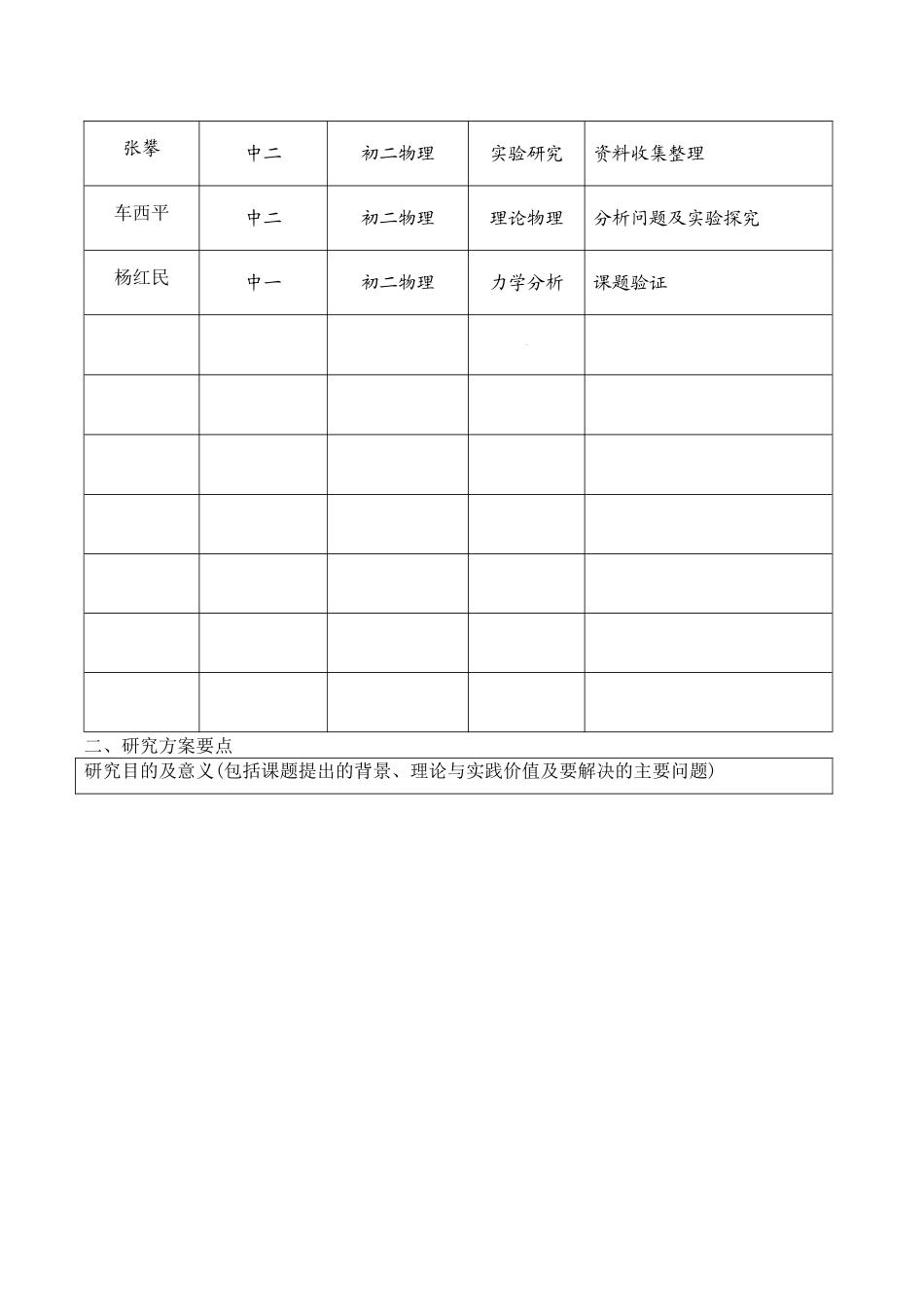 校本科研课题申报表(样本)_第2页