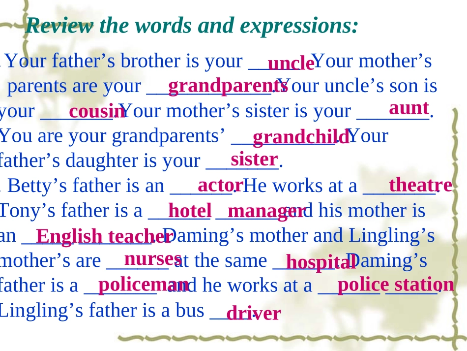 外研版七年级上册module2unit3课件_第2页