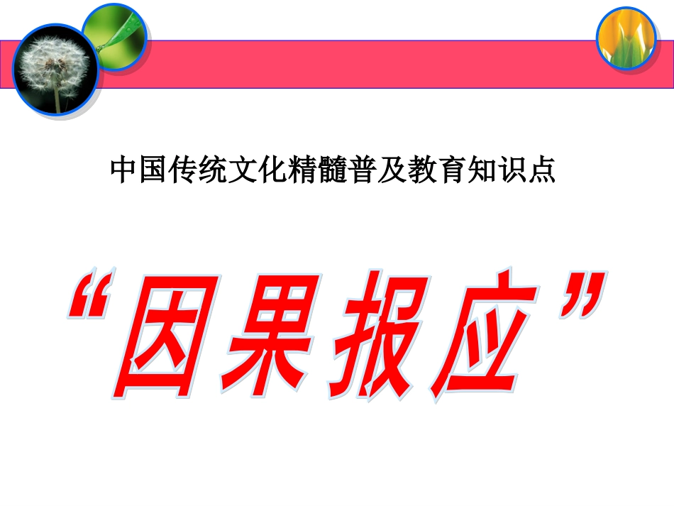 中国传统文化专题讲座之-因果报应_第3页