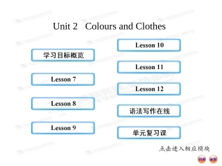 新冀教英语七年级Unit2复习课件