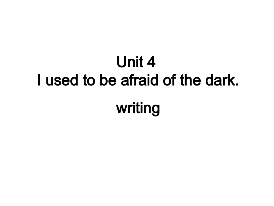 张艳公开课Unit4writing_第2页