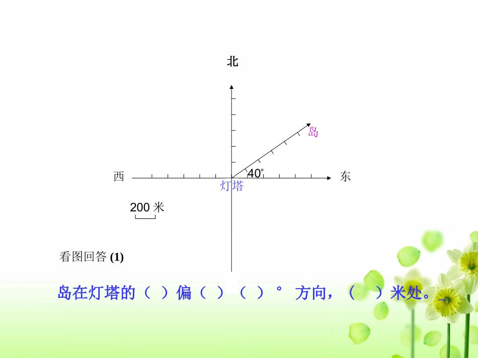人教版小学四年级数学下册《位置与方向3》PPT课件_第2页