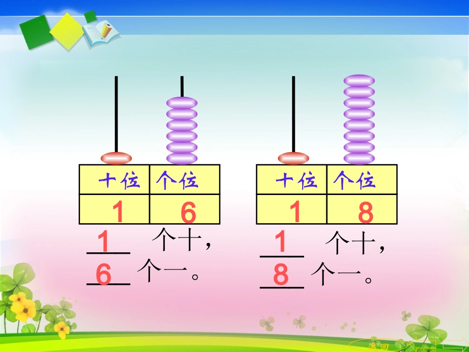 人教版小学一年级上册数学《总复习》课件1_第3页
