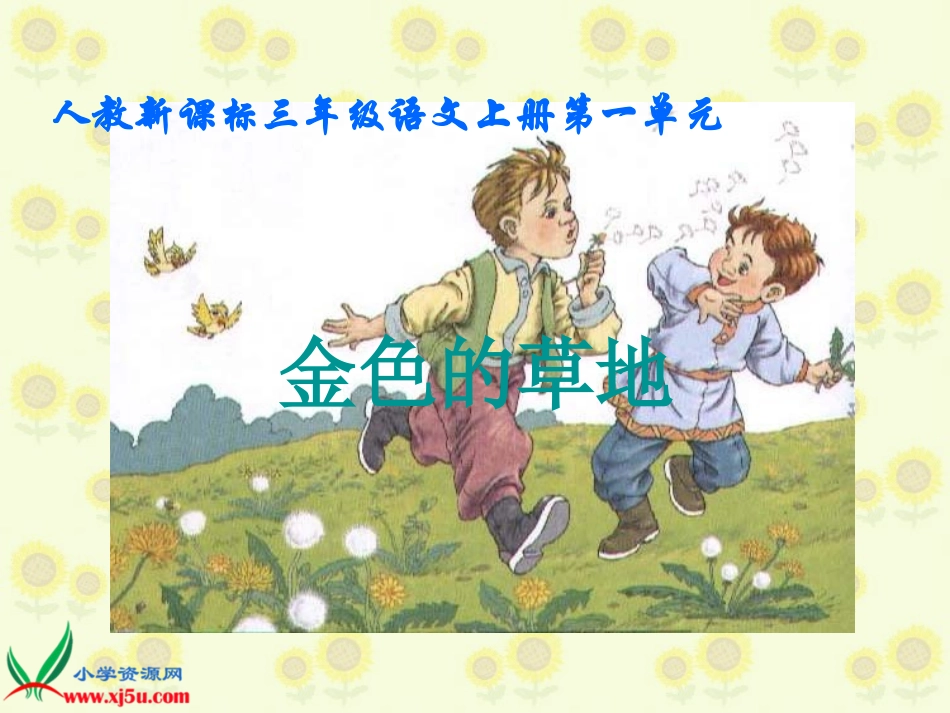 金色的草地课件_第2页