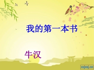 公开课：我的第一本书