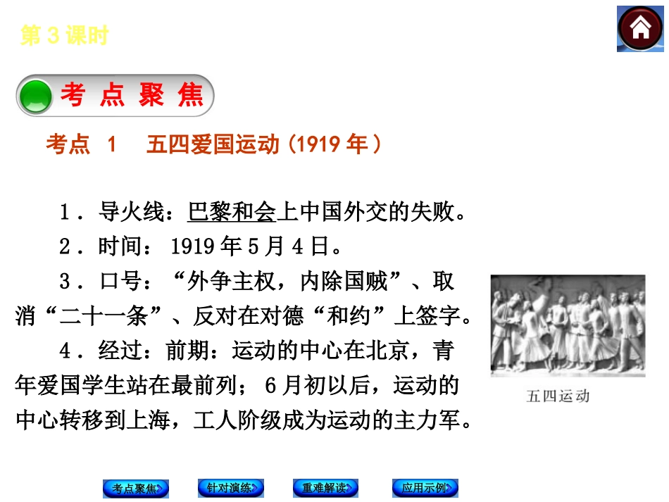 2014届中考历史复习方案课件：第3课时__新民主主义革命的兴起_第2页