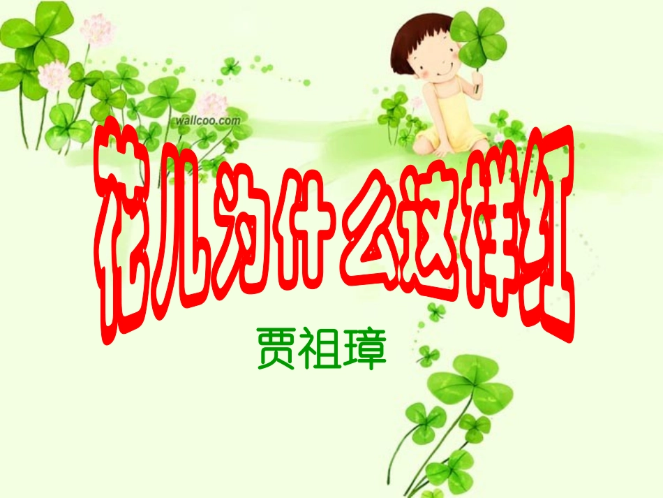 花儿为什么这样红 (2)_第1页