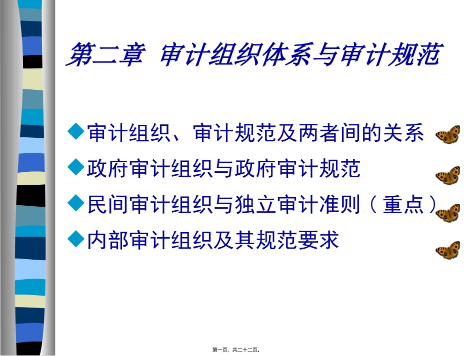 第二章-审计组织体系与审计规范_第1页