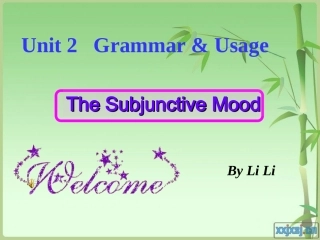 高二英语Unit2review《虚拟语气》lili