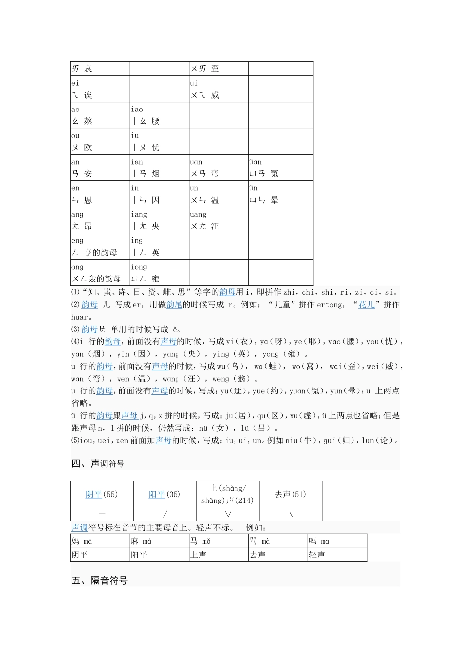 汉语拼音方案_第2页