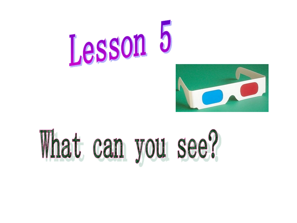 科普版英语四年级上册：lesson5++教学课件+_第1页