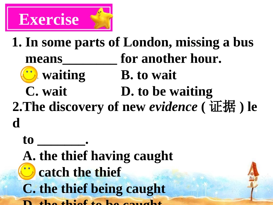 在非谓语动词中的演示文稿_第1页