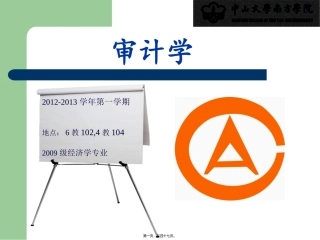 第二章-审计组织与审计规范