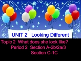 仁爱版七年级上UNIT2TOPIC2第一课时