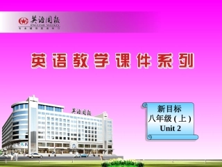 八年级上册英语课件Unit2_Section_A_1