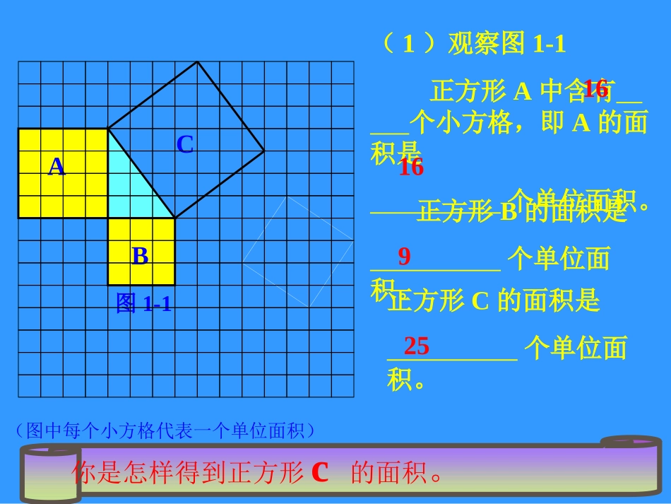 华师大版八年级下册勾股定理课件(一等奖课件)_第3页