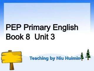 小学英语PEP六年级下第三单元复习课课件