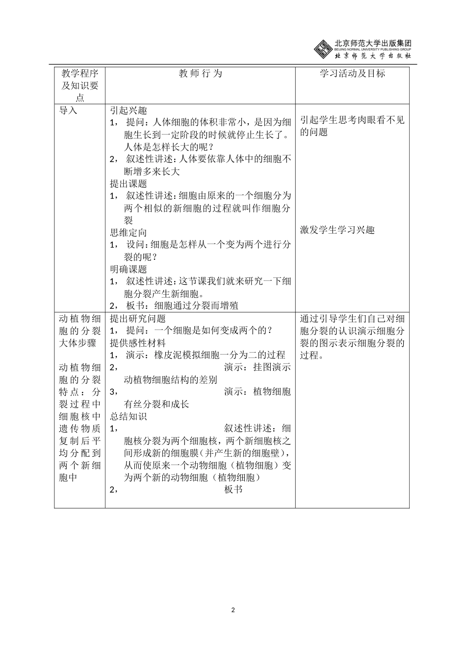 细胞通过分裂而增殖_第2页