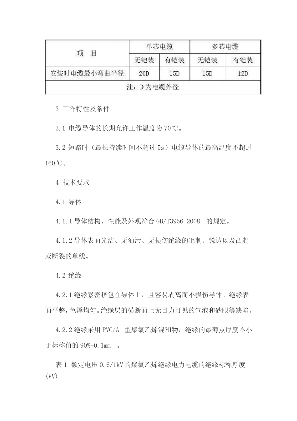 投标电缆技术规范书 _第2页