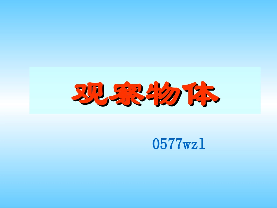 观察物体 (5)_第1页