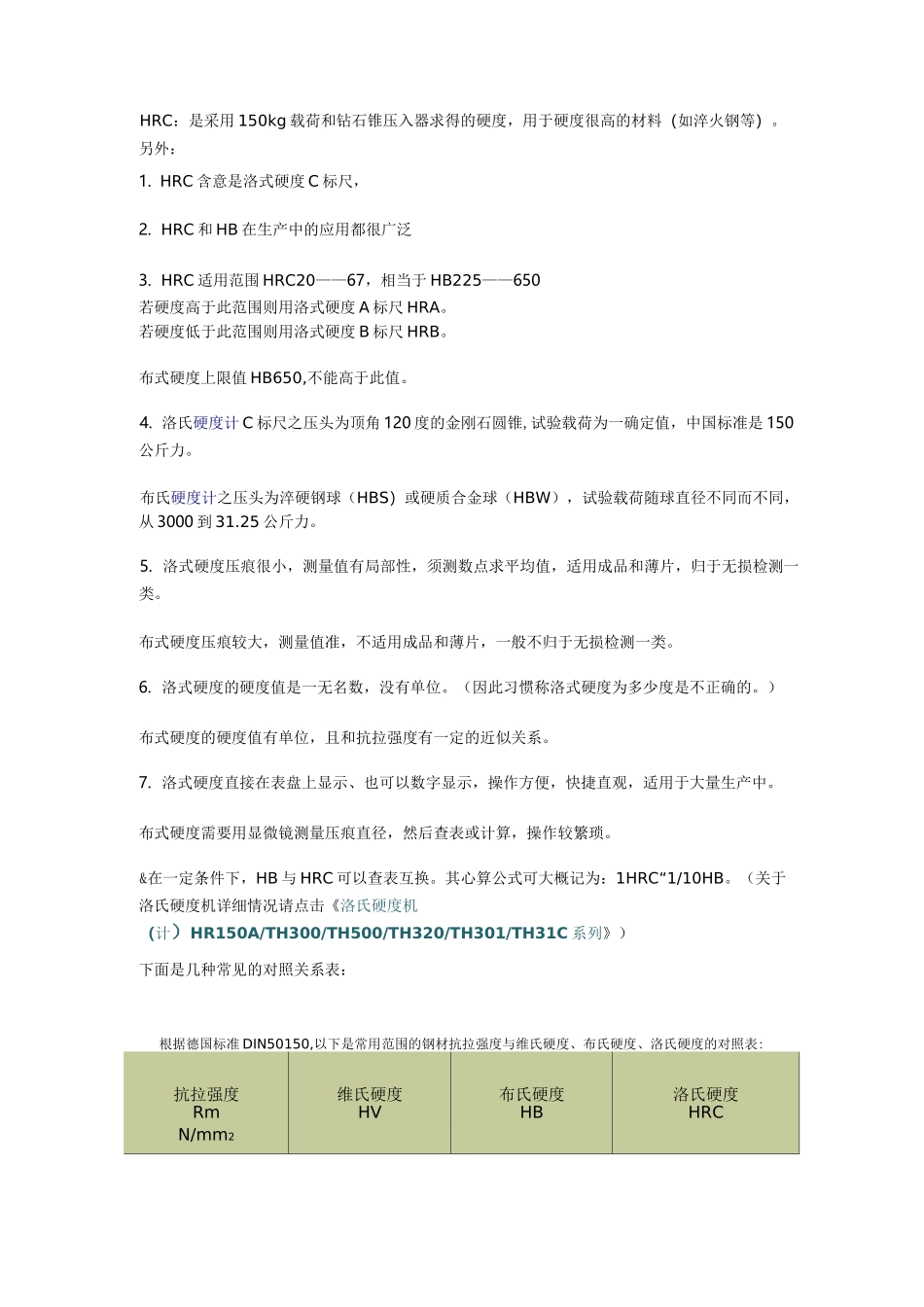 HRC HB硬度对照区别换算_第3页