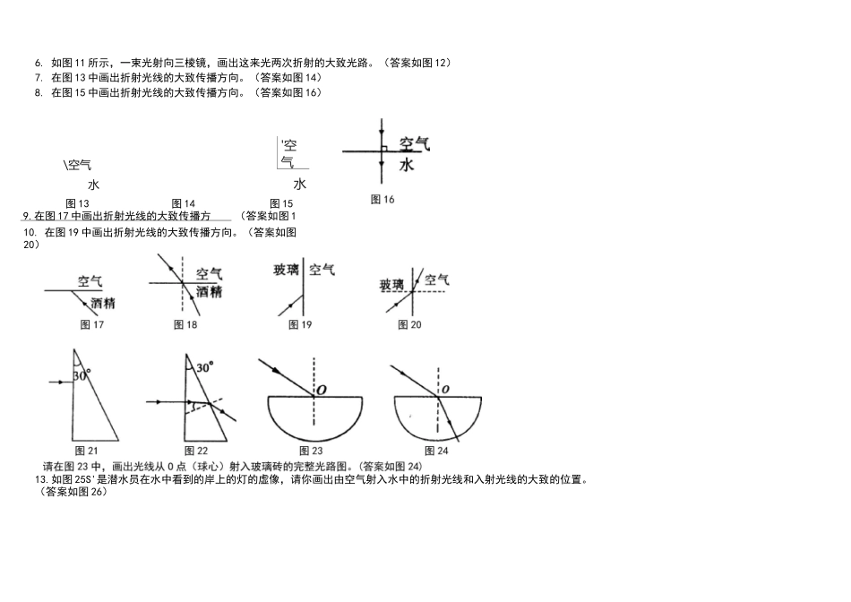 光学作图题及答案_第2页