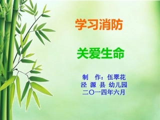 火灾来了我不怕