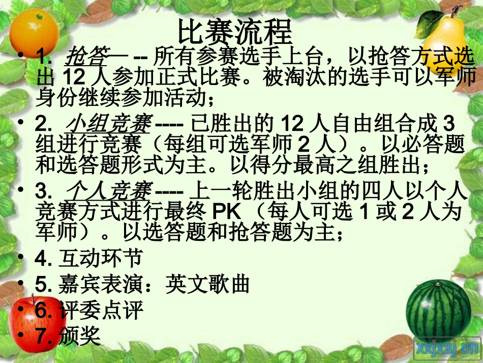 英语趣味知识竞赛_第3页