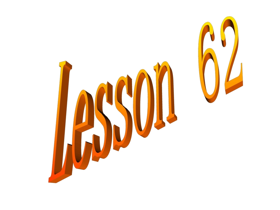 冀教版英语八年级上册Lesson62课件_第1页