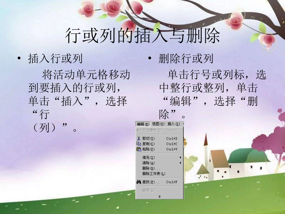 信息技术《编辑工作表》_第3页