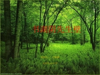 书湖阴先生壁