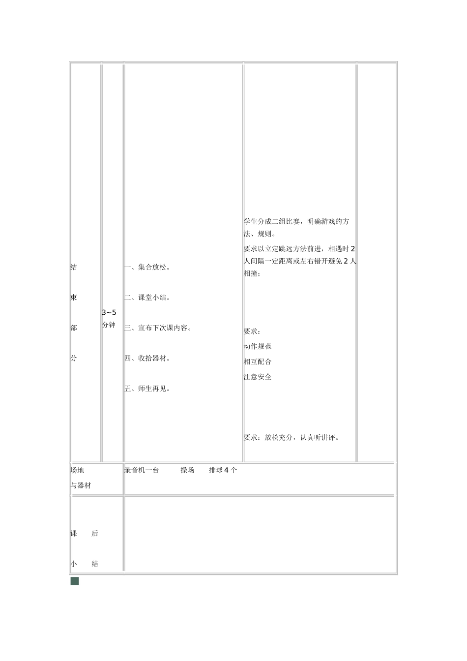 小学立定跳远教案_第3页