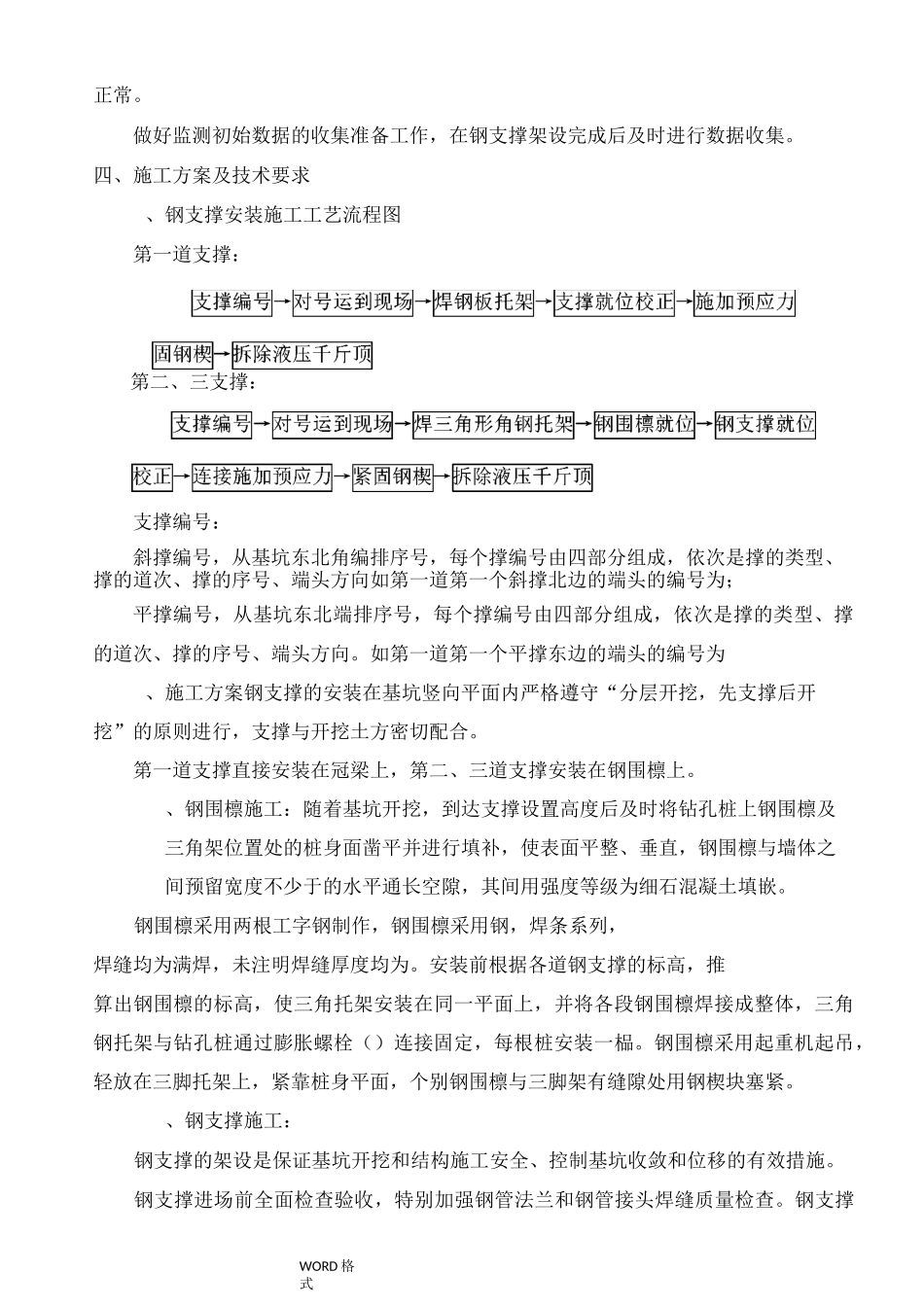 钢支撑和钢围檩方案说明_第2页