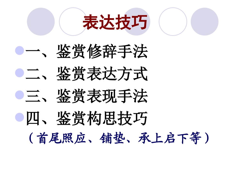 古代诗歌鉴赏表达技巧上课_第3页