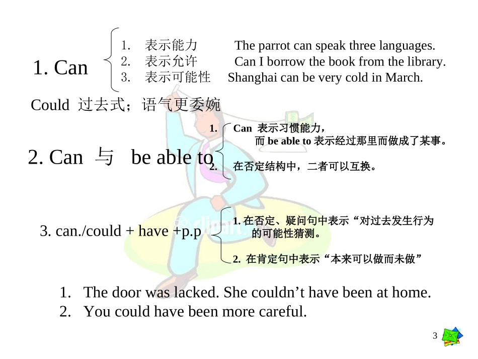 高中情态动词用法总结_第3页