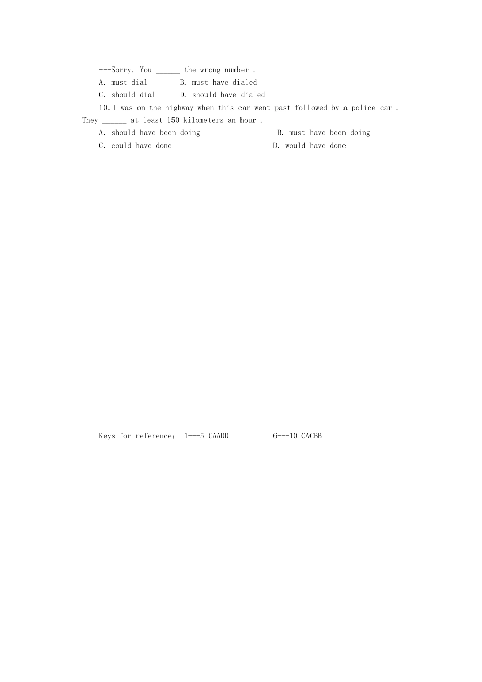 情态动词+have_done_结构_第3页