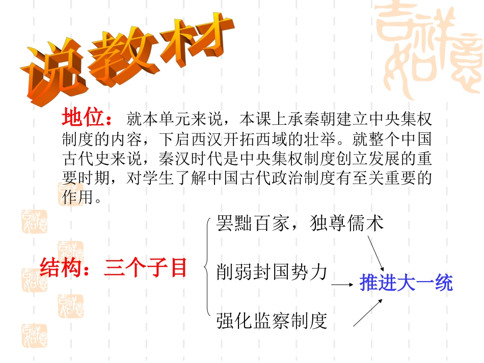 北师大版七上+第15课汉武帝推进大一统格局（共21张PPT）_第3页