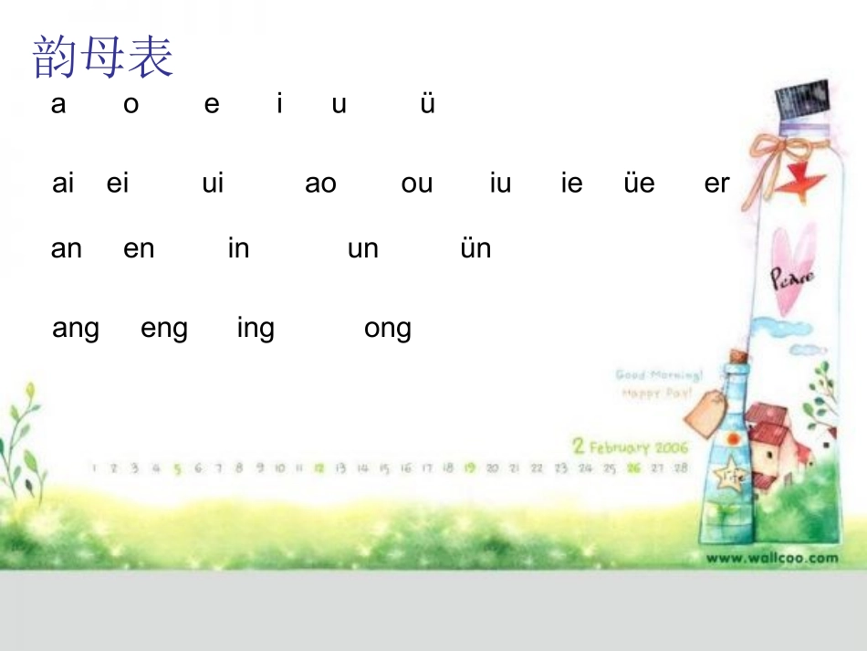 拼音韵母复习课_第3页