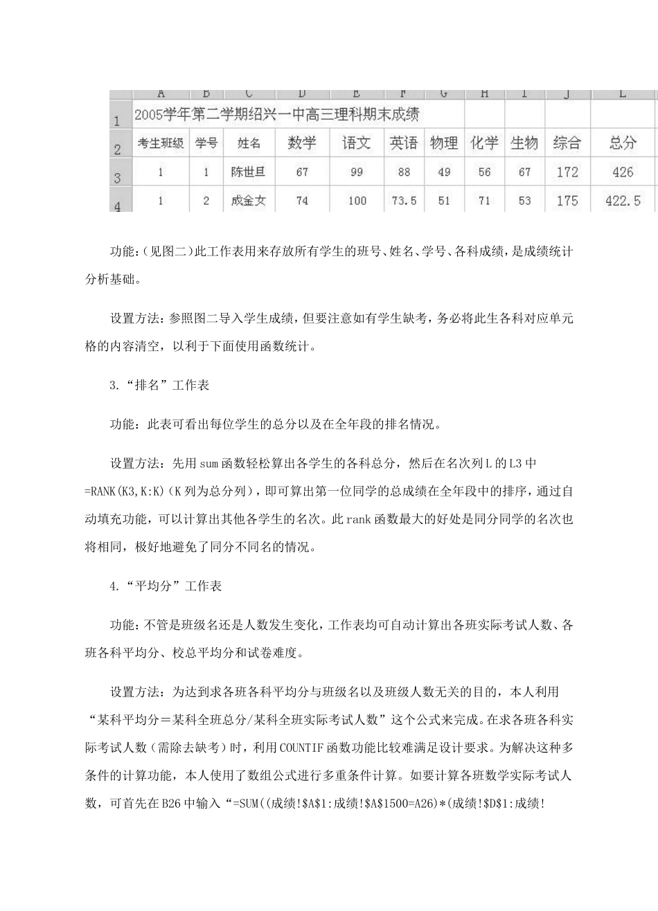 智用Excel高效分析学生成绩_第3页