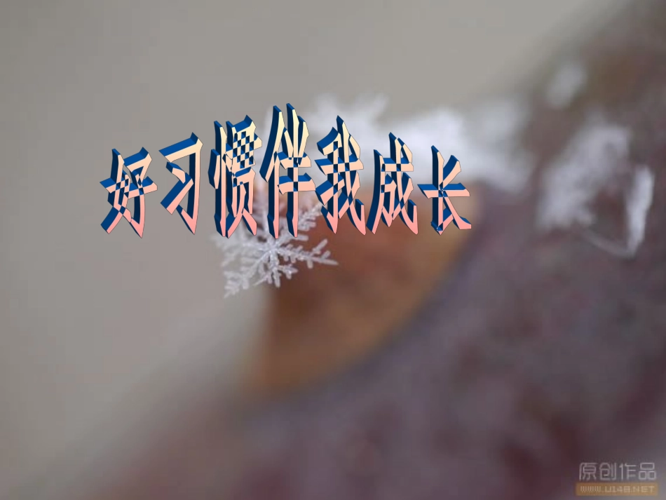 好习惯伴我成长_班会_第1页