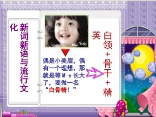 新词新语与流行文化