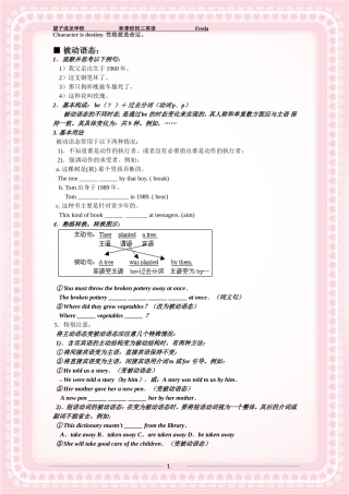 初三__被动语态讲解