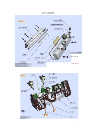 汽车总成分解图