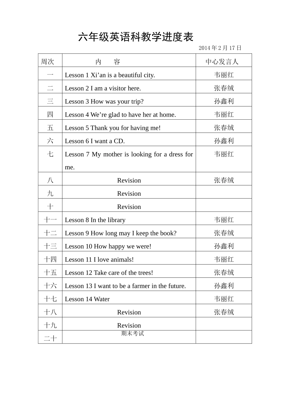 陕旅版第八册英语教案_第3页