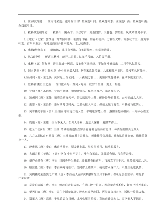 作完美打印版(人教、新课标)附带小学必背古诗75首 