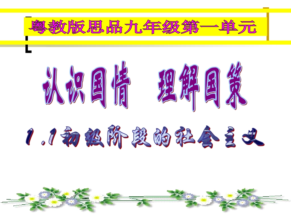 初级阶段的社会主义_第1页
