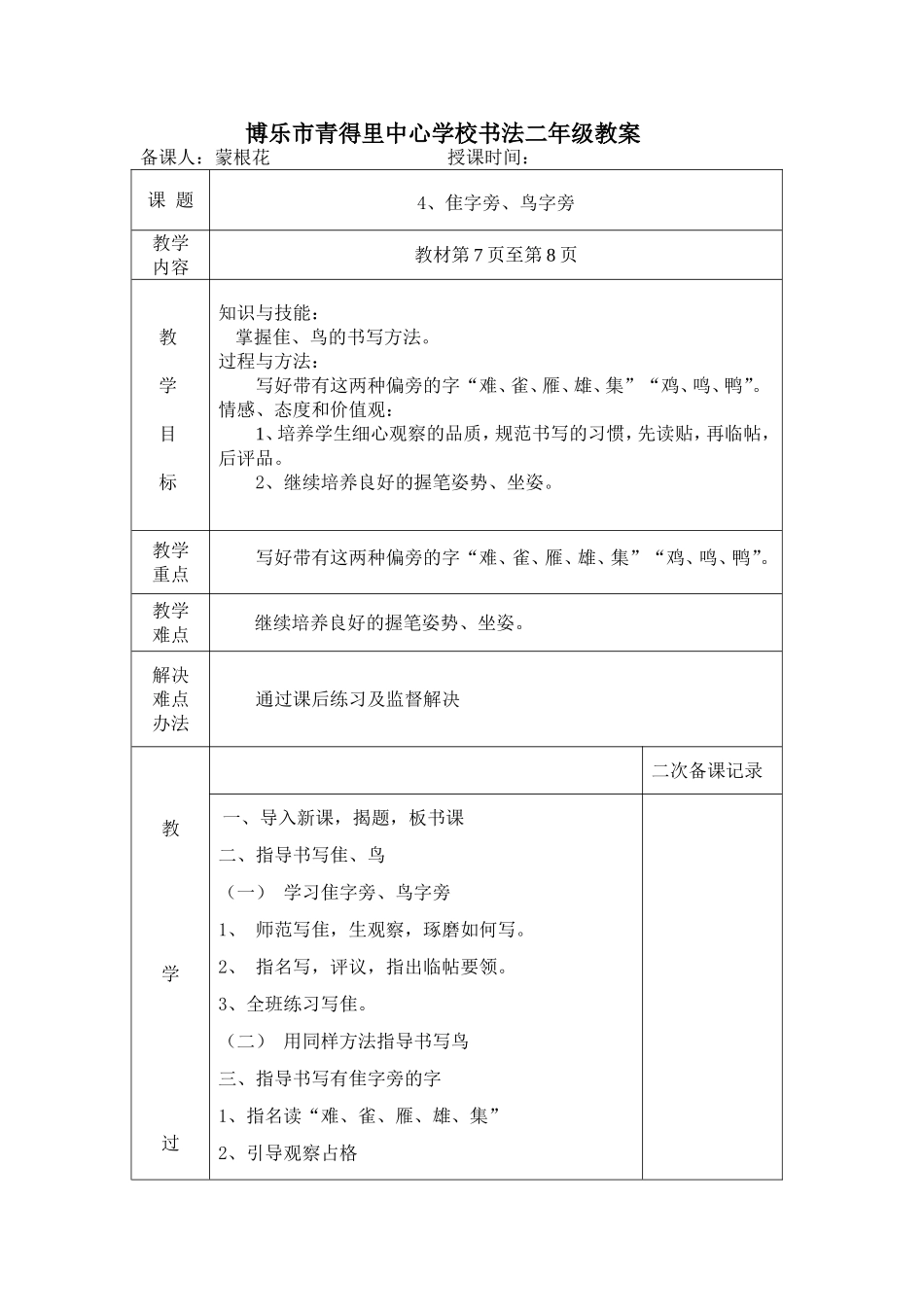 隹字旁鸟字旁_第1页