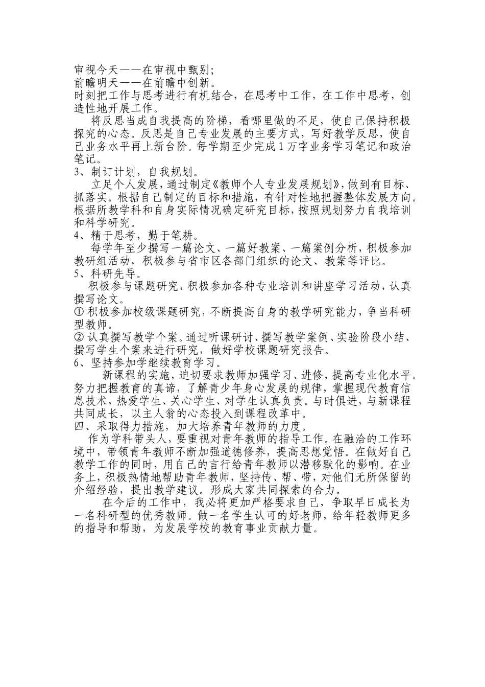 三年发展规划_第3页