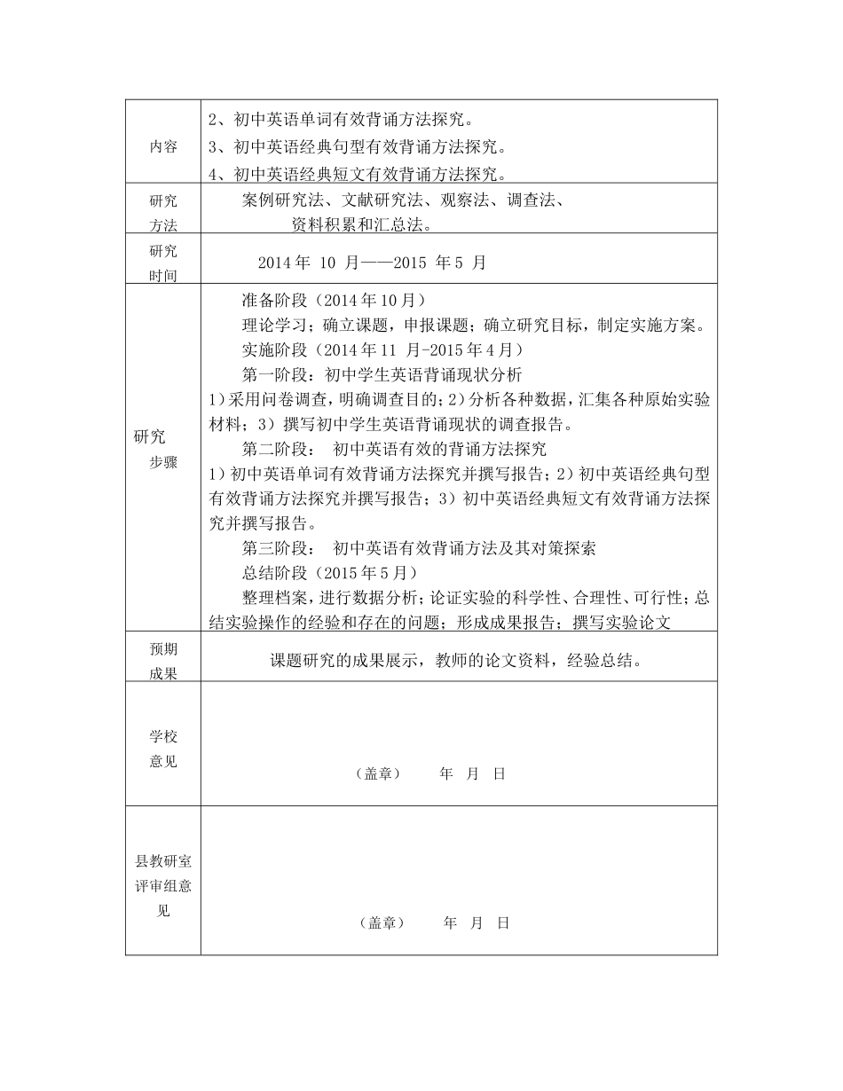 有效教学研究课题申报_第2页