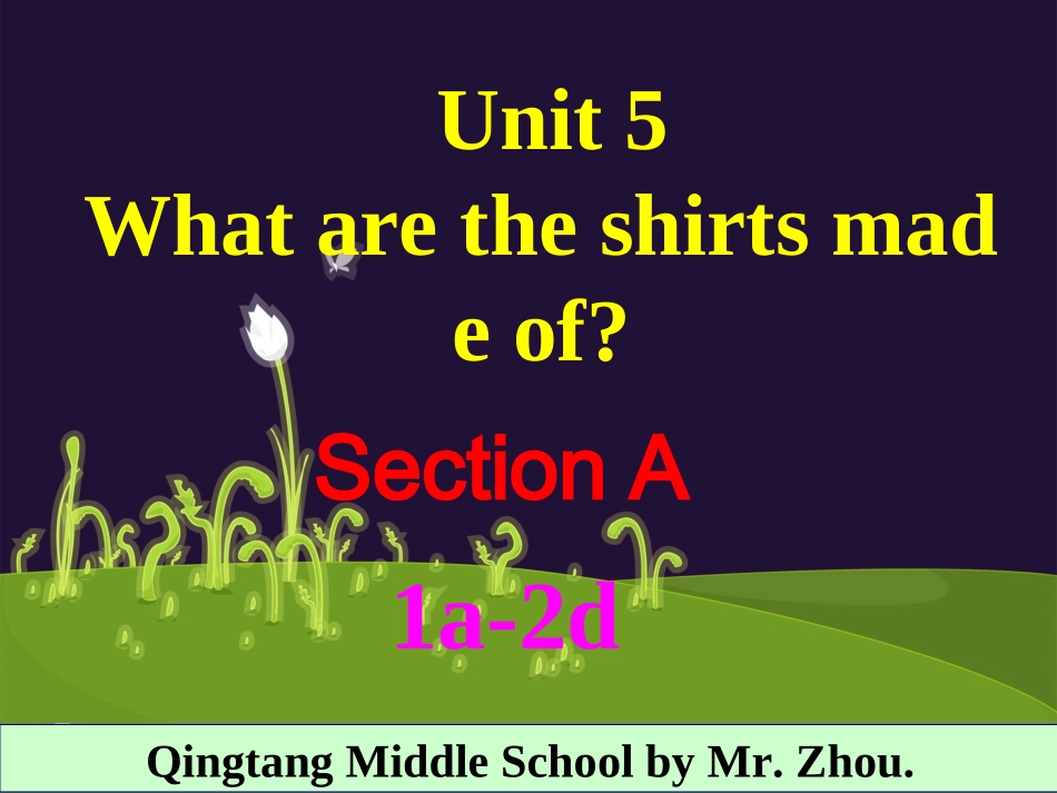 2014九年级英语全一册Unit5+Section+A+1a-2d（共30张PPT）_第3页